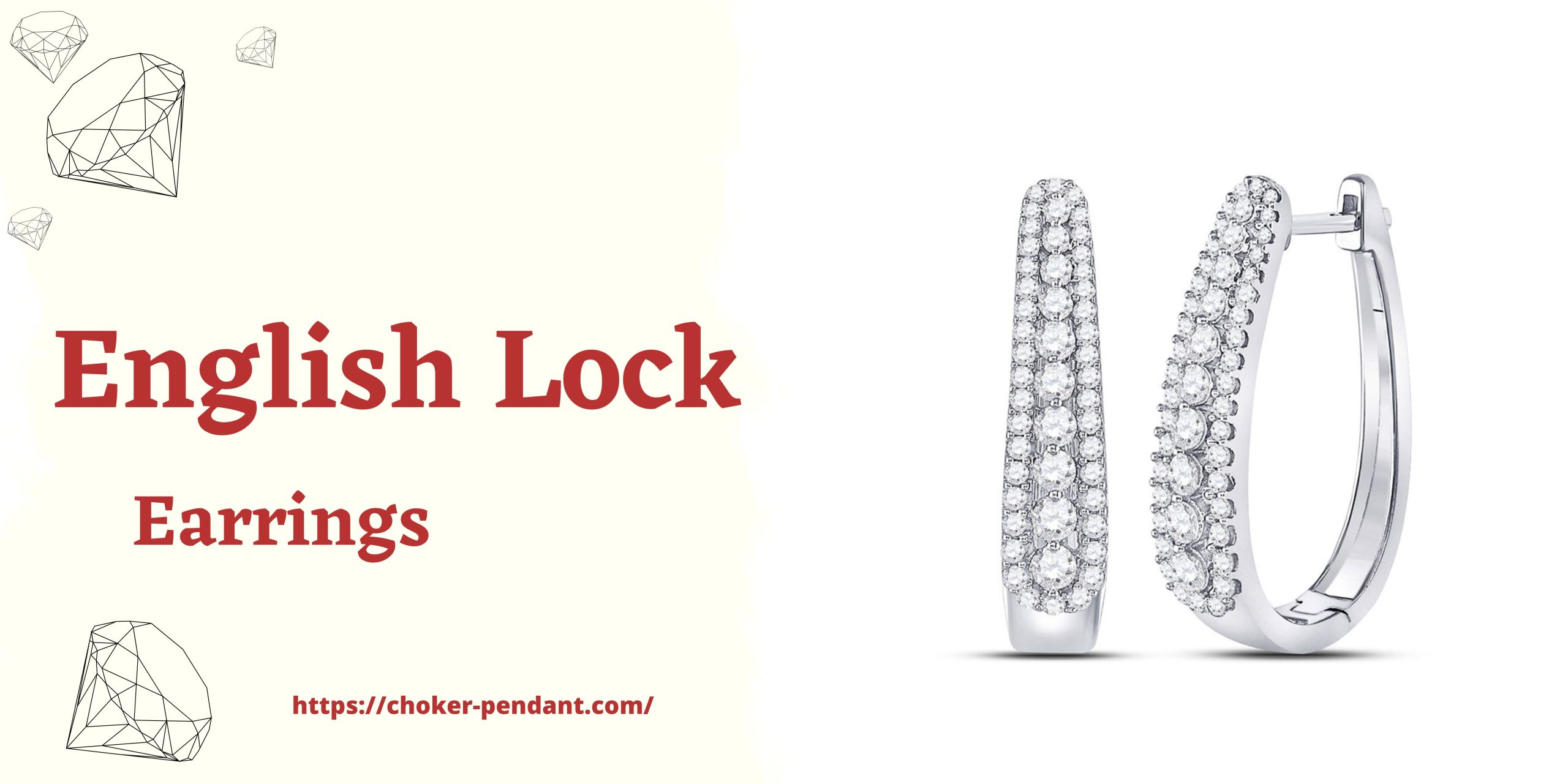 English Lock Earrings
