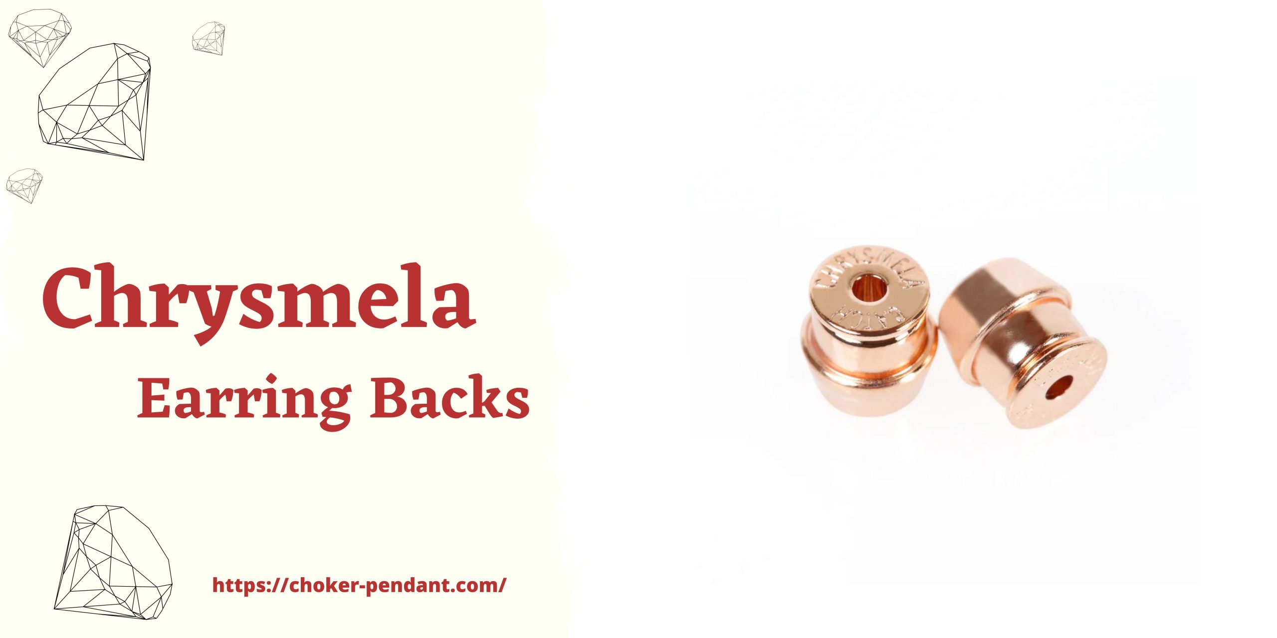 chrysmela earring backs