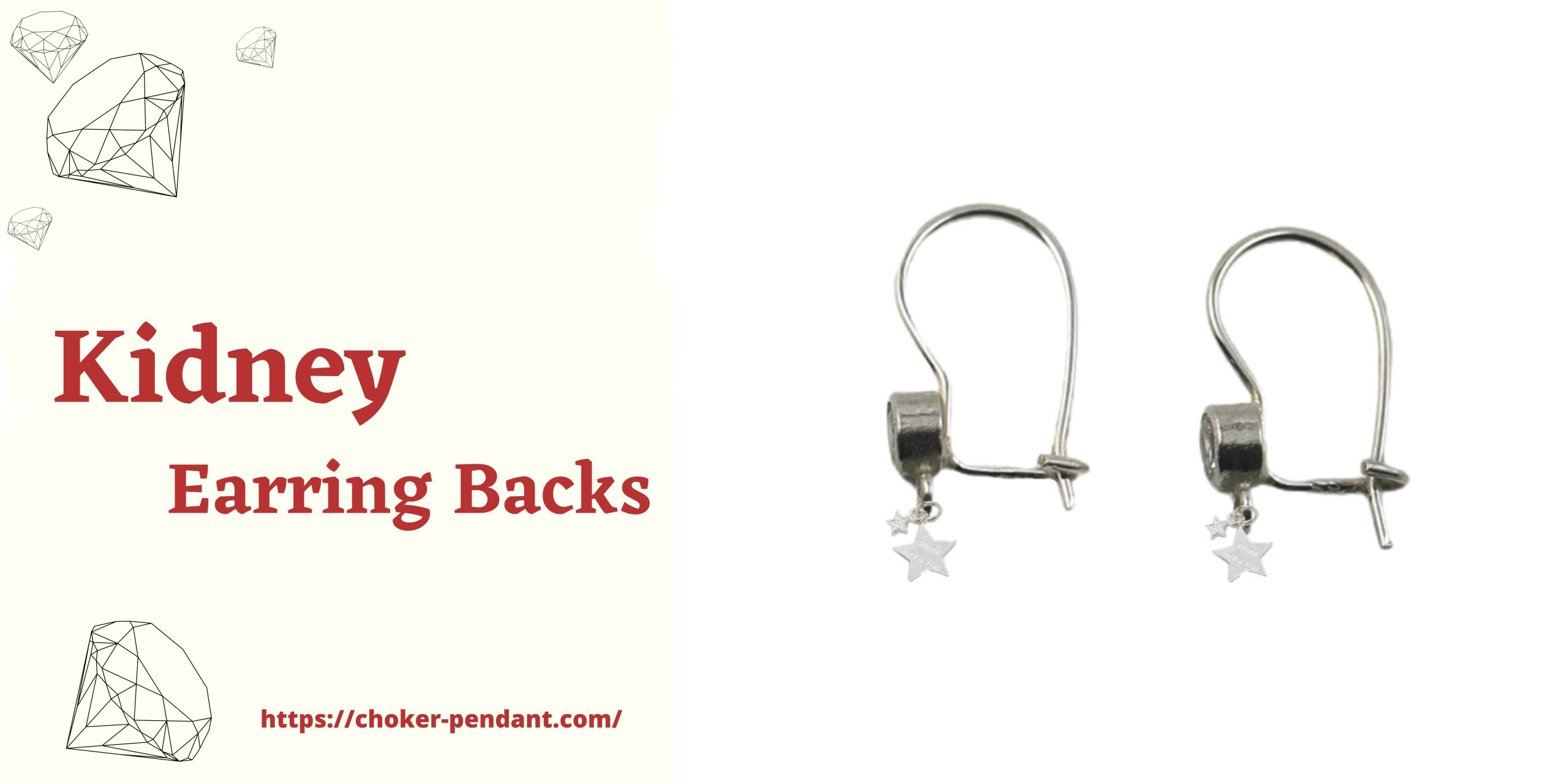 kidney earring backs