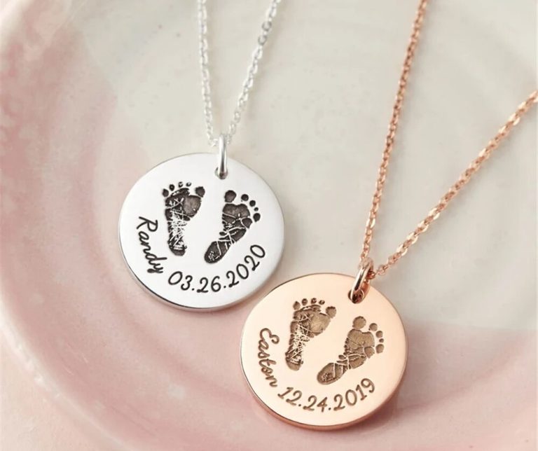 Birth jewelry gifts for new mom