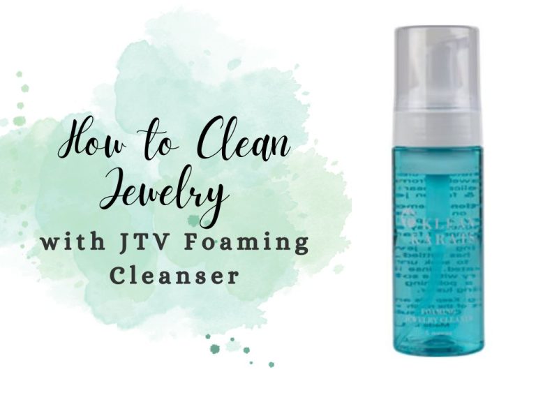 How to Clean Jewelry with JTV Foaming Cleanser