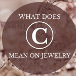 C in a Circle Jewelry Mark