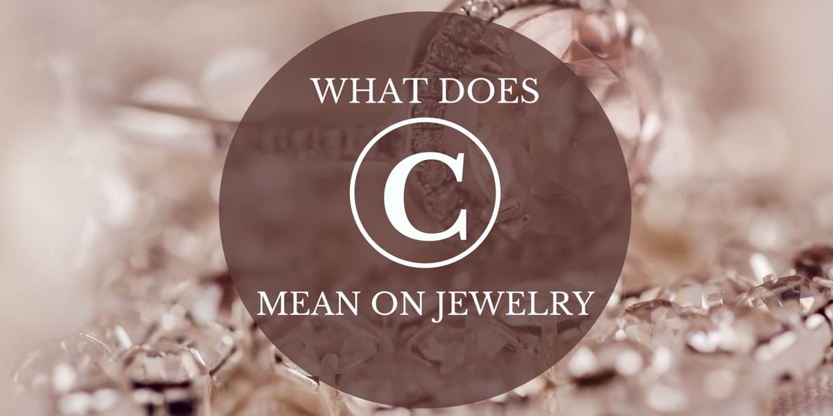 C in a Circle Jewelry Mark
