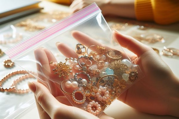 Storing Jewelry in Ziploc Bags