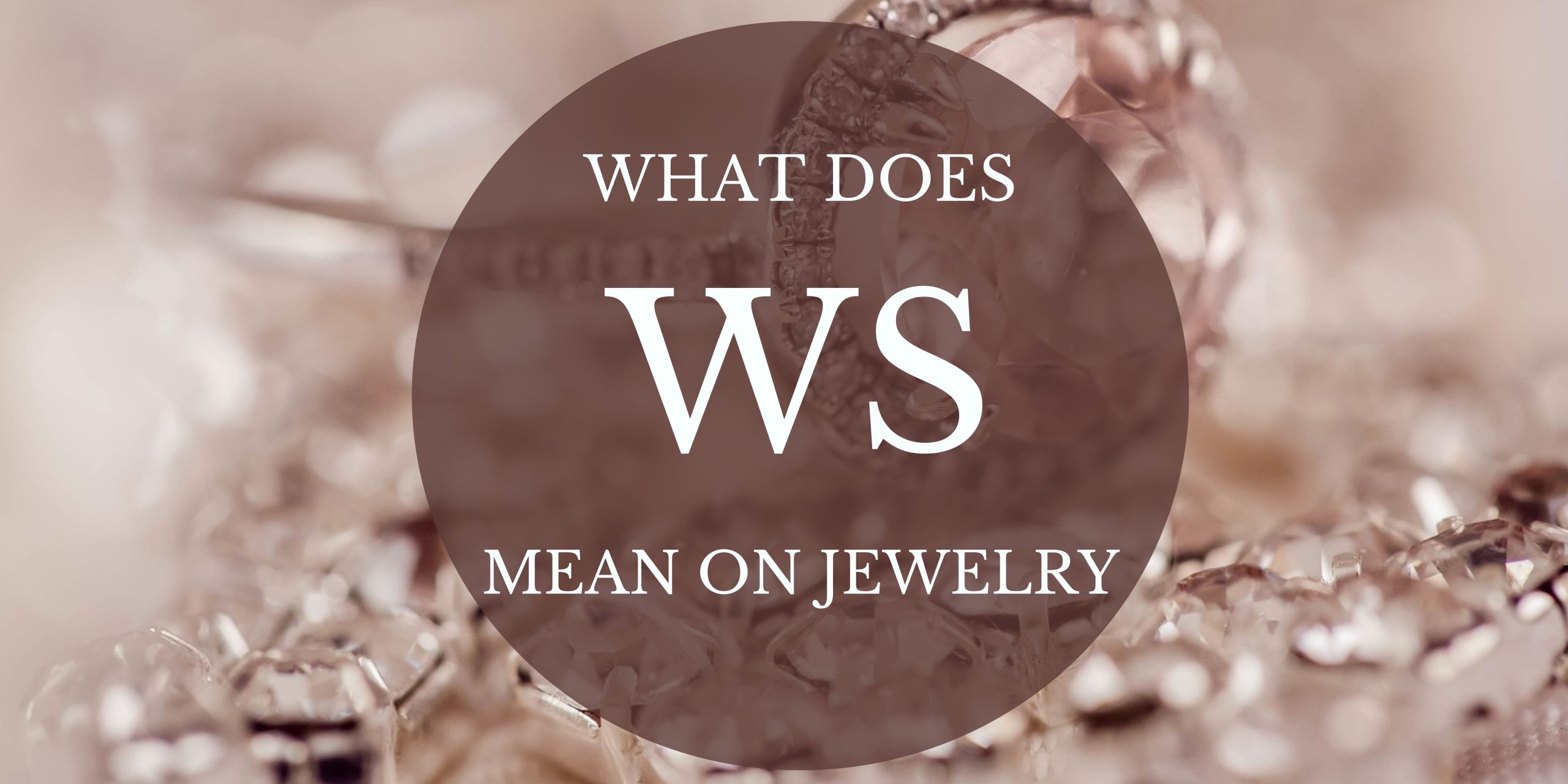 WS jewelry mark